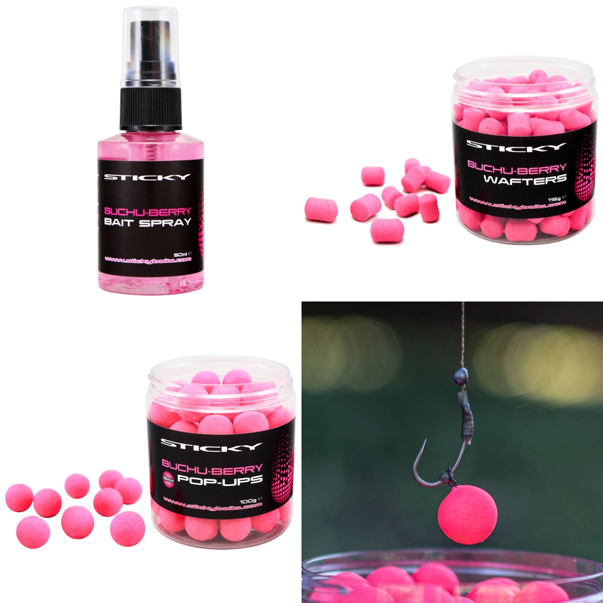 Sticky Baits Buchu-Berry Pop-Ups/Wafters *New* Free Delivery 